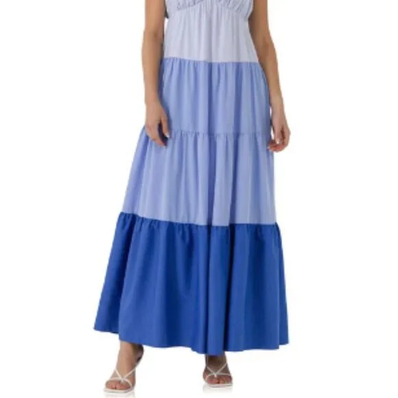 knee length dresses for ladies Floral Print Maxi Dress